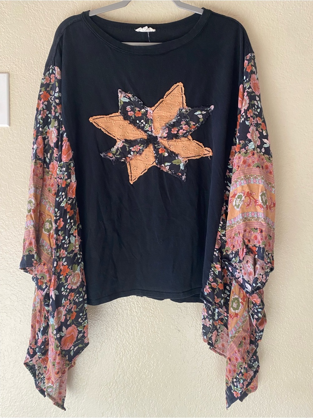 Easel Boho Patchwork Top